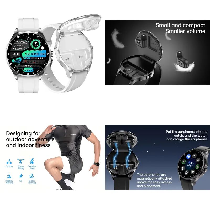 Smart Watch - สมาร์ทวอทช์ OEM Amoled 1.43 นิ้ว พร้อมหูฟังไร้สายบลูทูธ