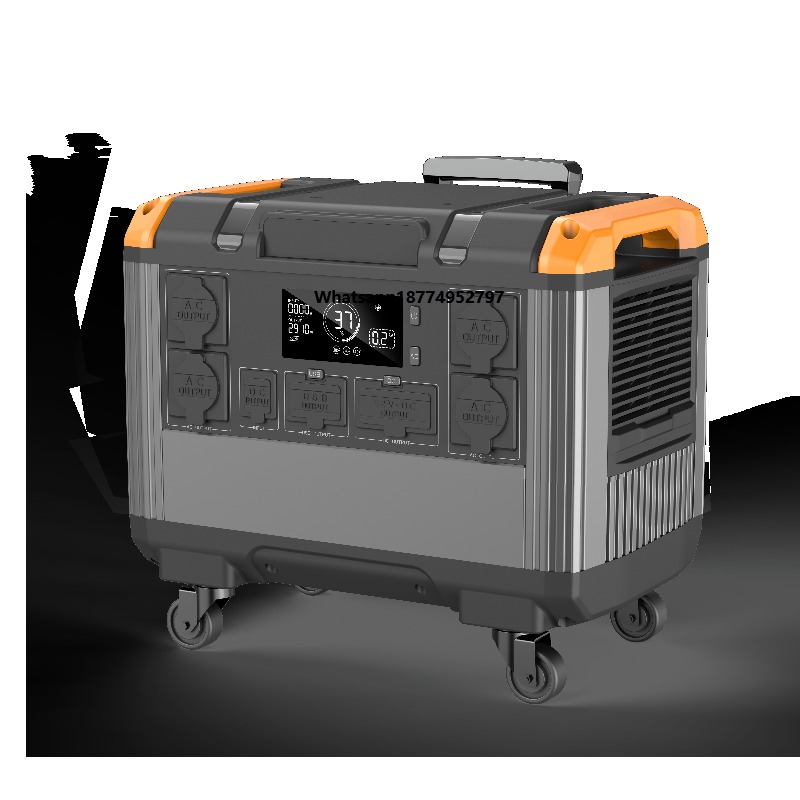 Power Bank - พาวเวอร์แบงค์แบบพกพา 3000W รุ่นใหม่ล่าสุด แบตเตอรี่ลิเธียมไอออน 140400mAh พร้อมแผงโซลาร์เซลล์