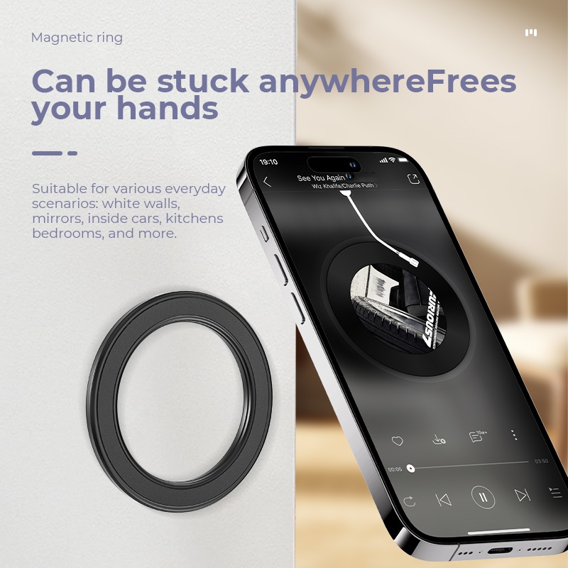 Usb Charger - ที่ยึดโทรศัพท์แบบแม่เหล็กแรงสูง Magsafe พร้อมขาตั้ง แม่เหล็กติดผนัง ที่ยึดโทรศัพท์มือถือในรถยนต์ สำหรับ