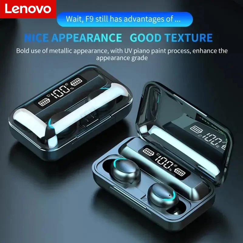 หูฟังไร้สายบลูทูธ Lenovo F9 -  - Headphones Wireless บทวิจารณ์และราคา
