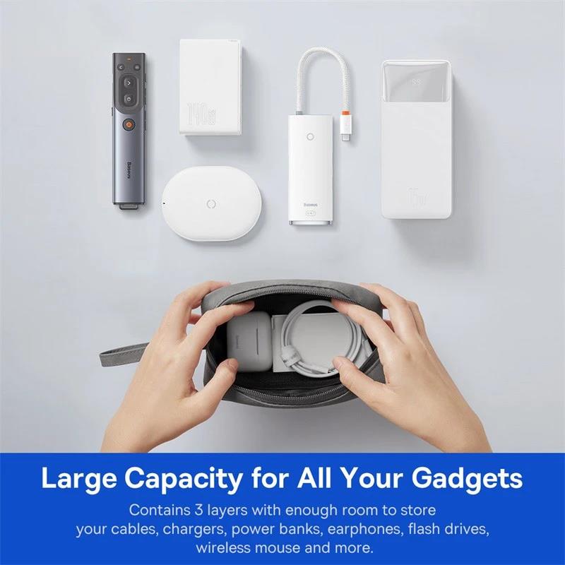 กระเป๋าใส่หูฟังพกพา กันน้ำ สำห - Cable Organizer บทวิจารณ์และราคา