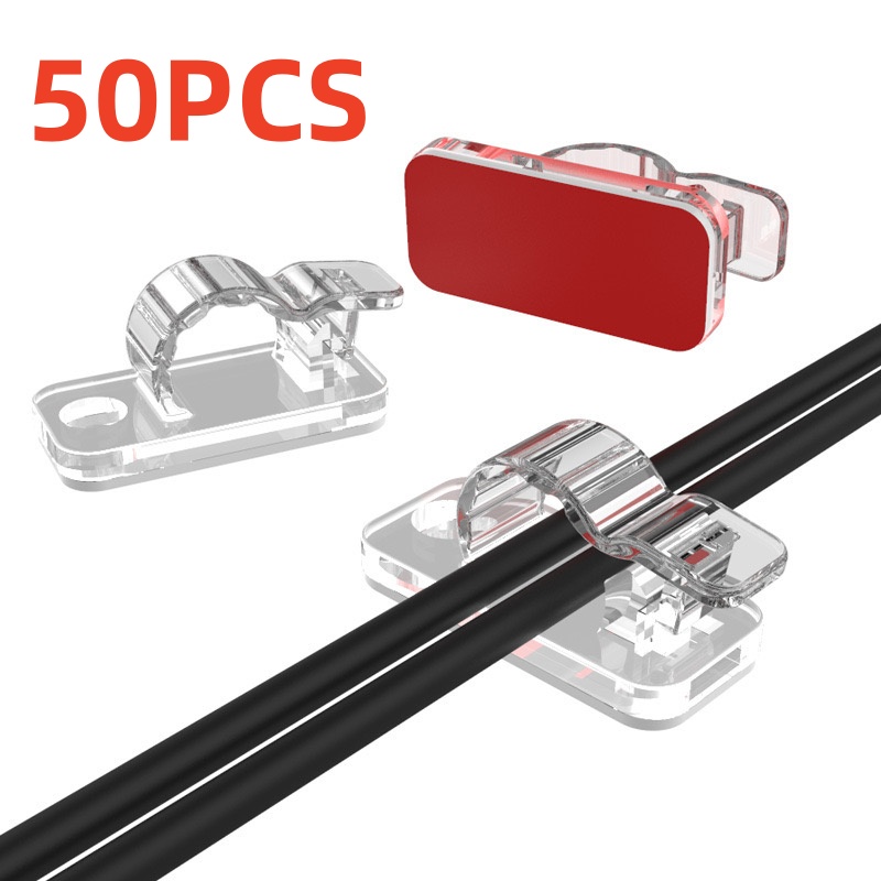 10/50 ชิ้น คลิปจัดระเบียบสายเค - Cable Organizer บทวิจารณ์และราคา