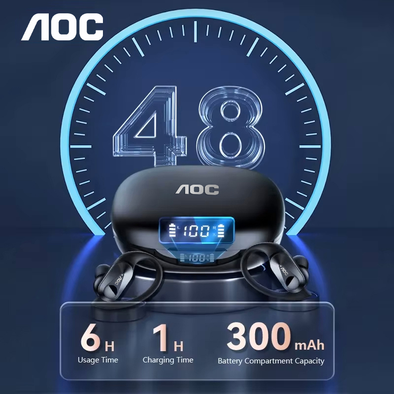 ช้อยส์ AOC ชุดหูฟังกีฬาไร้สายบ - Wireless Charger บทวิจารณ์และราคา