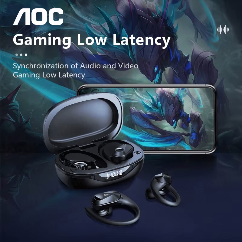 ช้อยส์ AOC ชุดหูฟังกีฬาไร้สายบ - Wireless Charger บทวิจารณ์และราคา