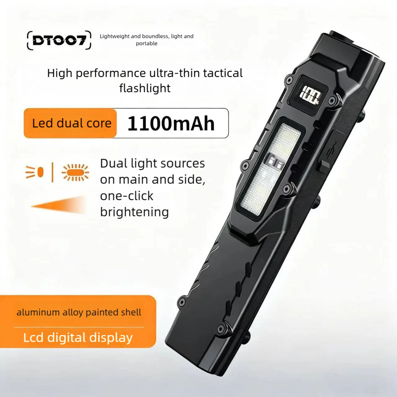 ไฟทำงาน LED COB แบบหรี่แสงได้  - Power Bank บทวิจารณ์และราคา