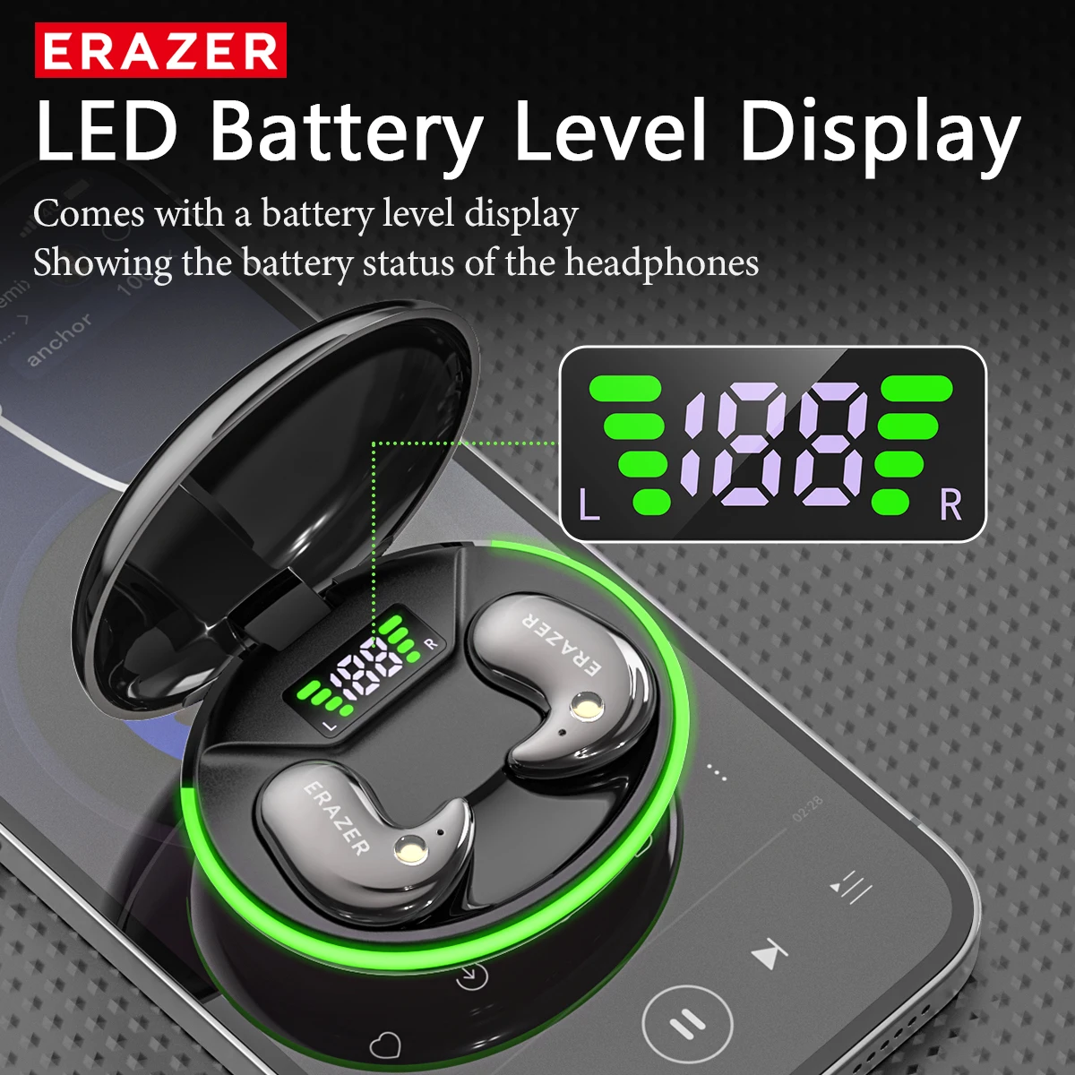 หูฟังบลูทูธแบบอินเอียร์ EARZER - Headphones Wireless บทวิจารณ์และราคา
