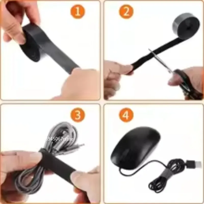 อุปกรณ์จัดระเบียบสายเคเบิล เทป - Cable Organizer บทวิจารณ์และราคา